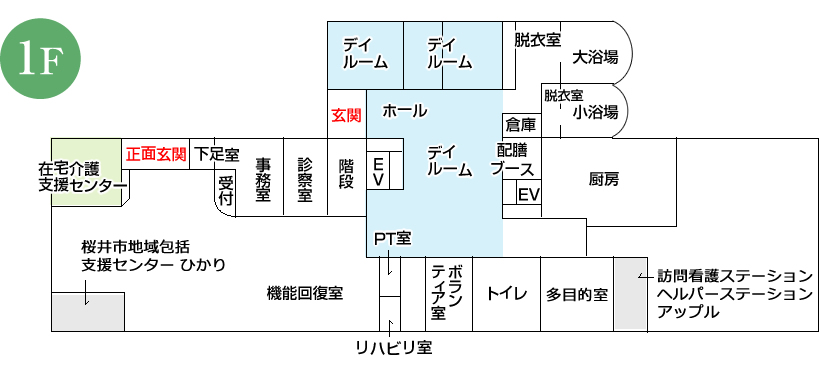 施設案内1階